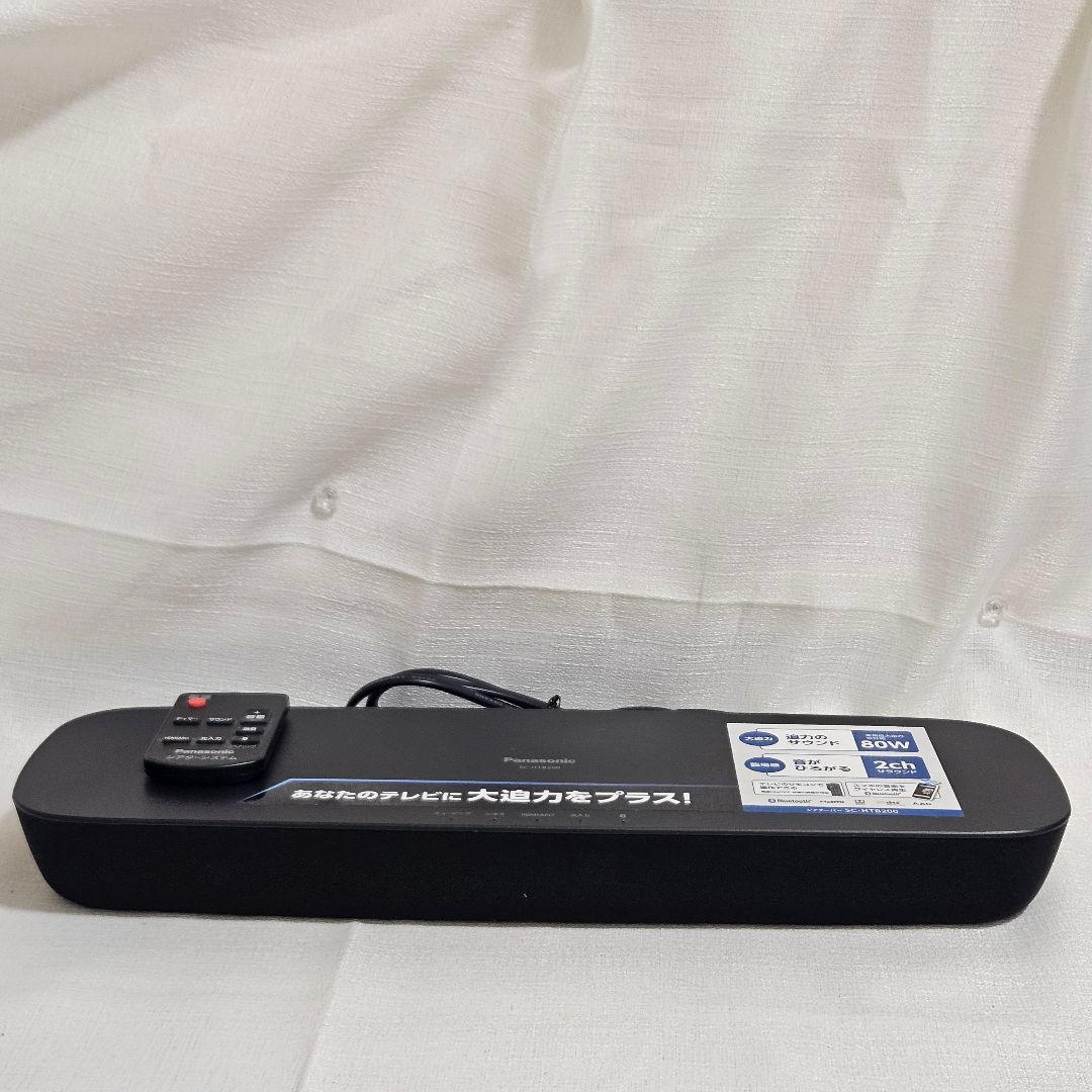 美品 Panasonic SC-HTB200-K サウンドバー シアターバー