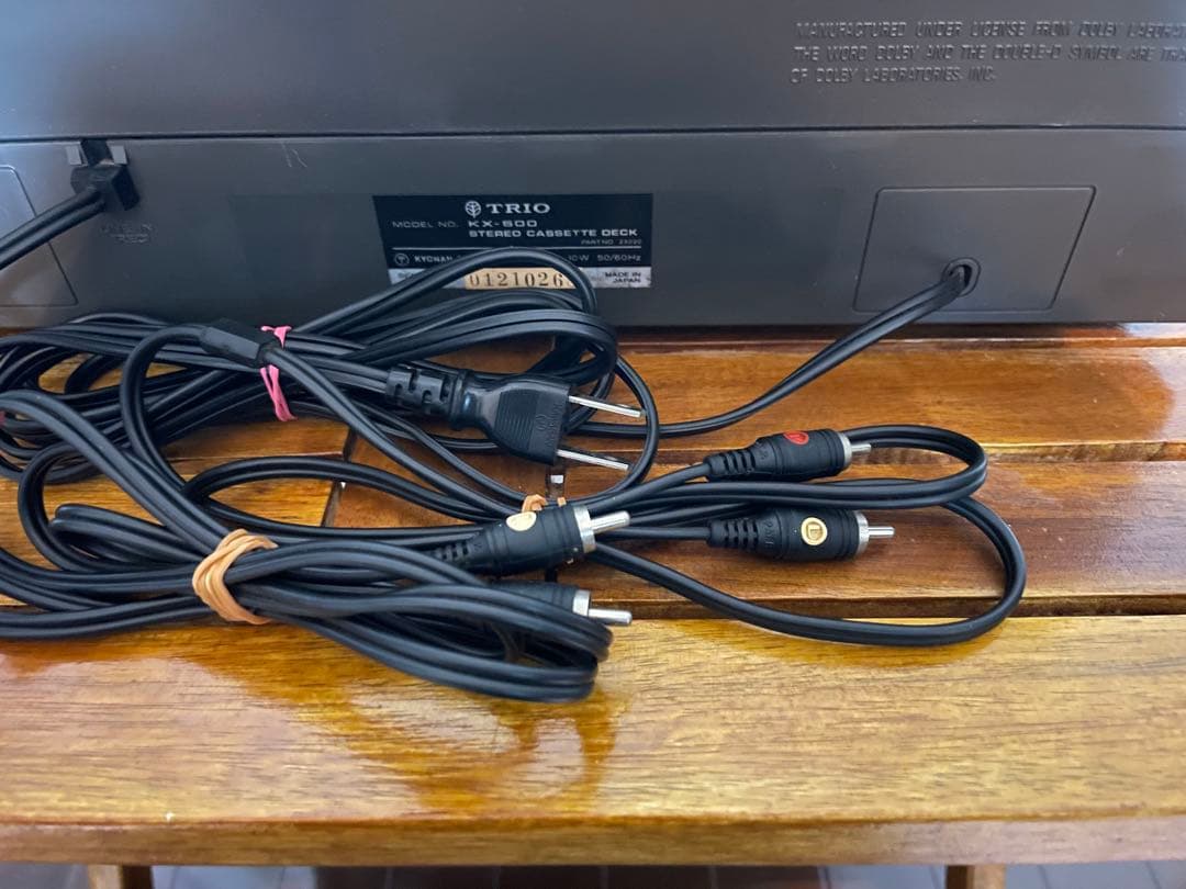 TRIO カセットデッキ　KX-500