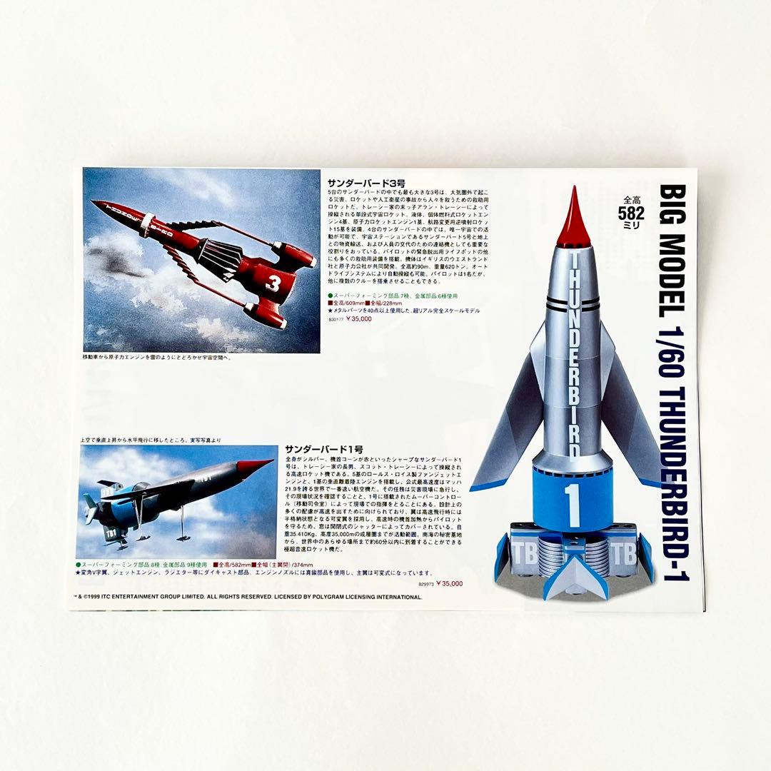 【完全入手困難•未組立】 1/60 サンダーバード1号 スーパービッグモデル