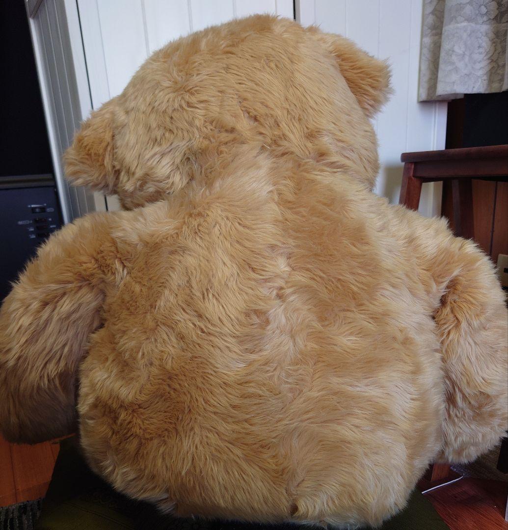 大きいベージュのクマのぬいぐるみテディベア特大★美品★お値下げしました
