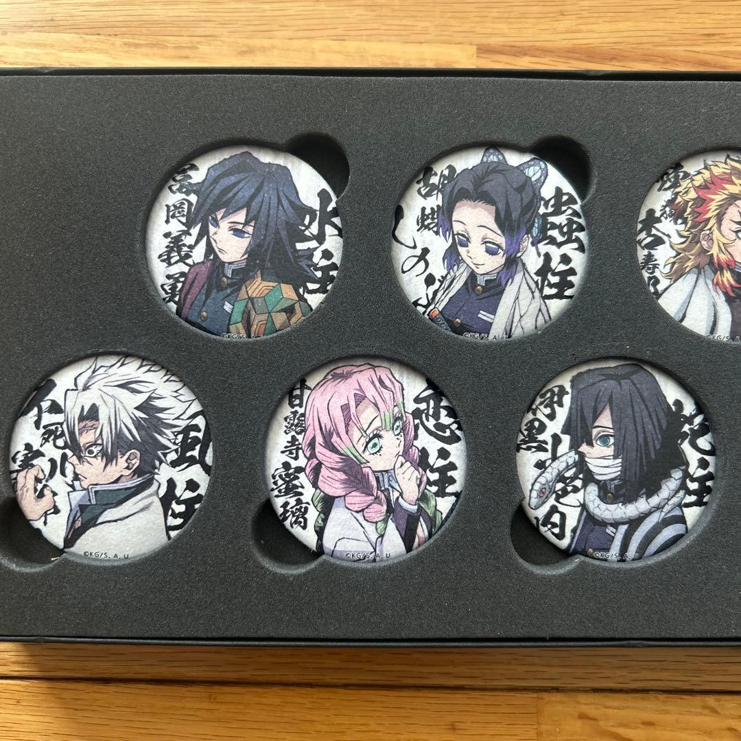 鬼滅の刃 柱合会議編 蝶屋敷編 和紙缶バッジ9点セット