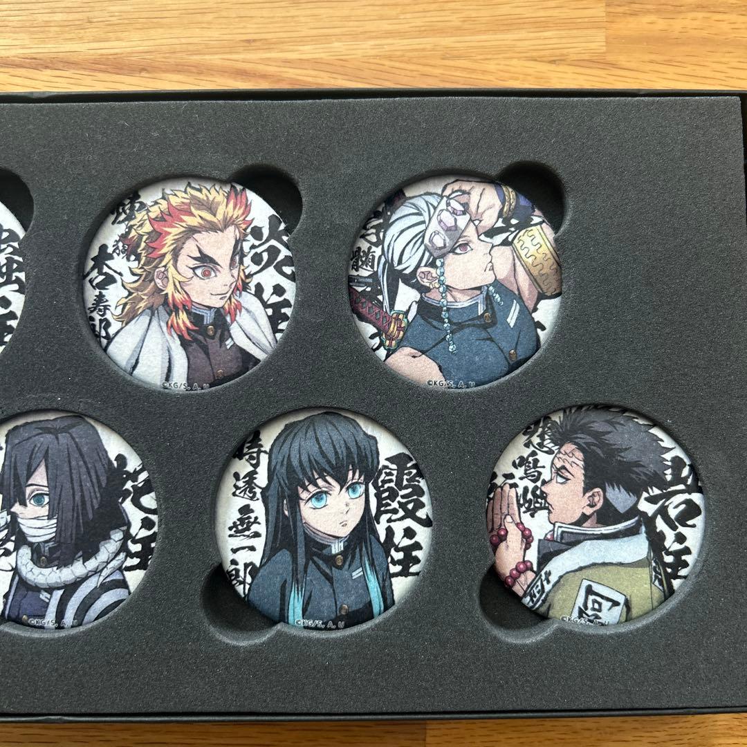 鬼滅の刃 柱合会議編 蝶屋敷編 和紙缶バッジ9点セット