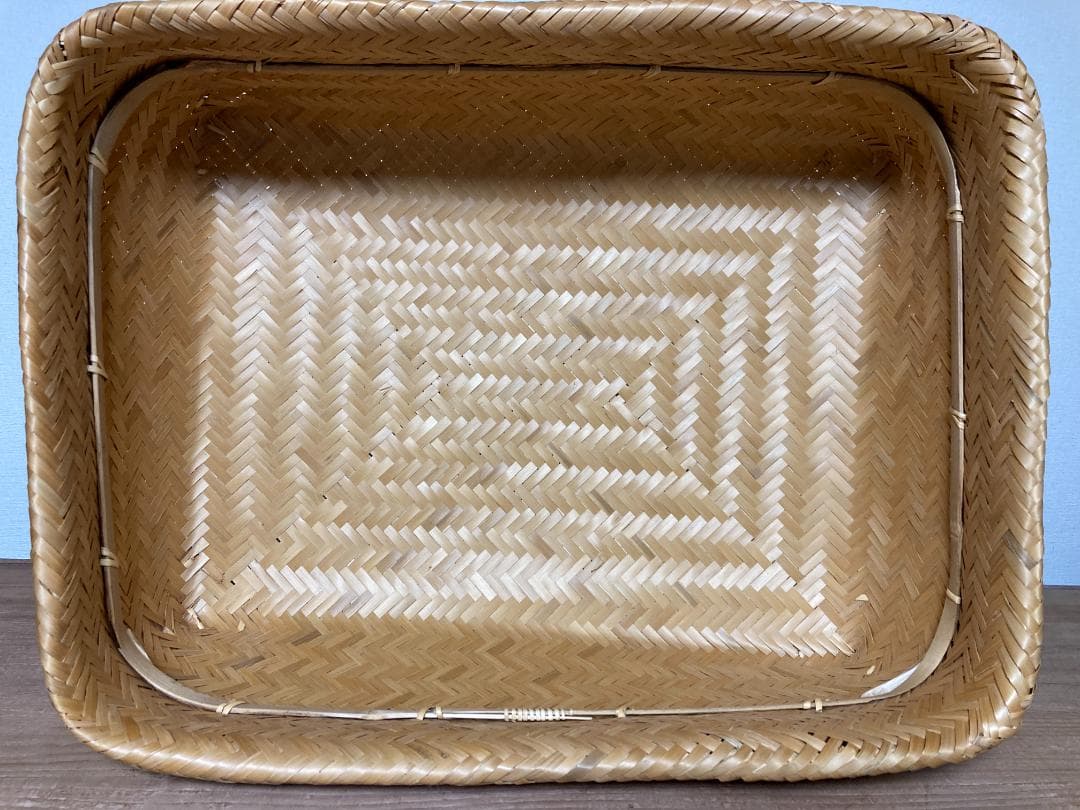 ババグーリ☆竹篭　行李☆大きいサイズ　ヨーガンレール　アンティーク美品