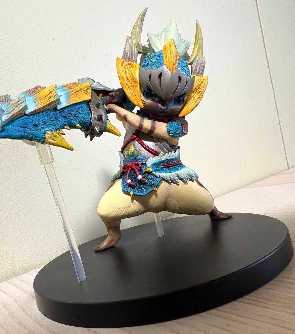 一番くじ モンスターハンター ジンオウネコシリーズ オトモアイルー フィギュア
