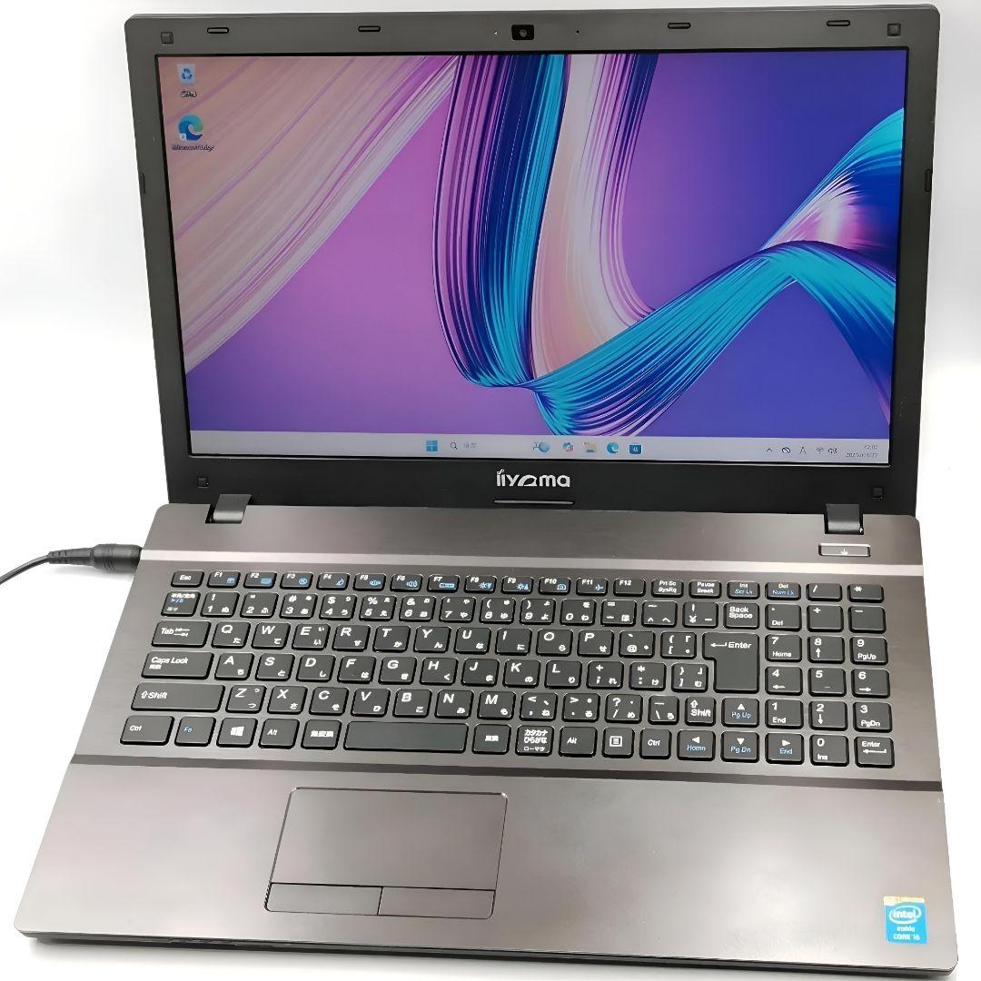 最新鋭 Windows11 ノートパソコン iiyama Office カメラ付