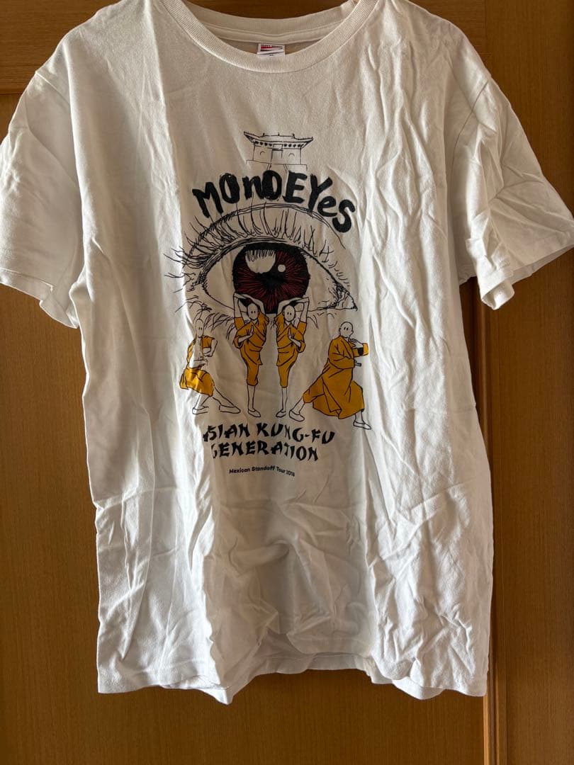 新品未使用　monoeyes アジカン　コラボティシャツ　xl