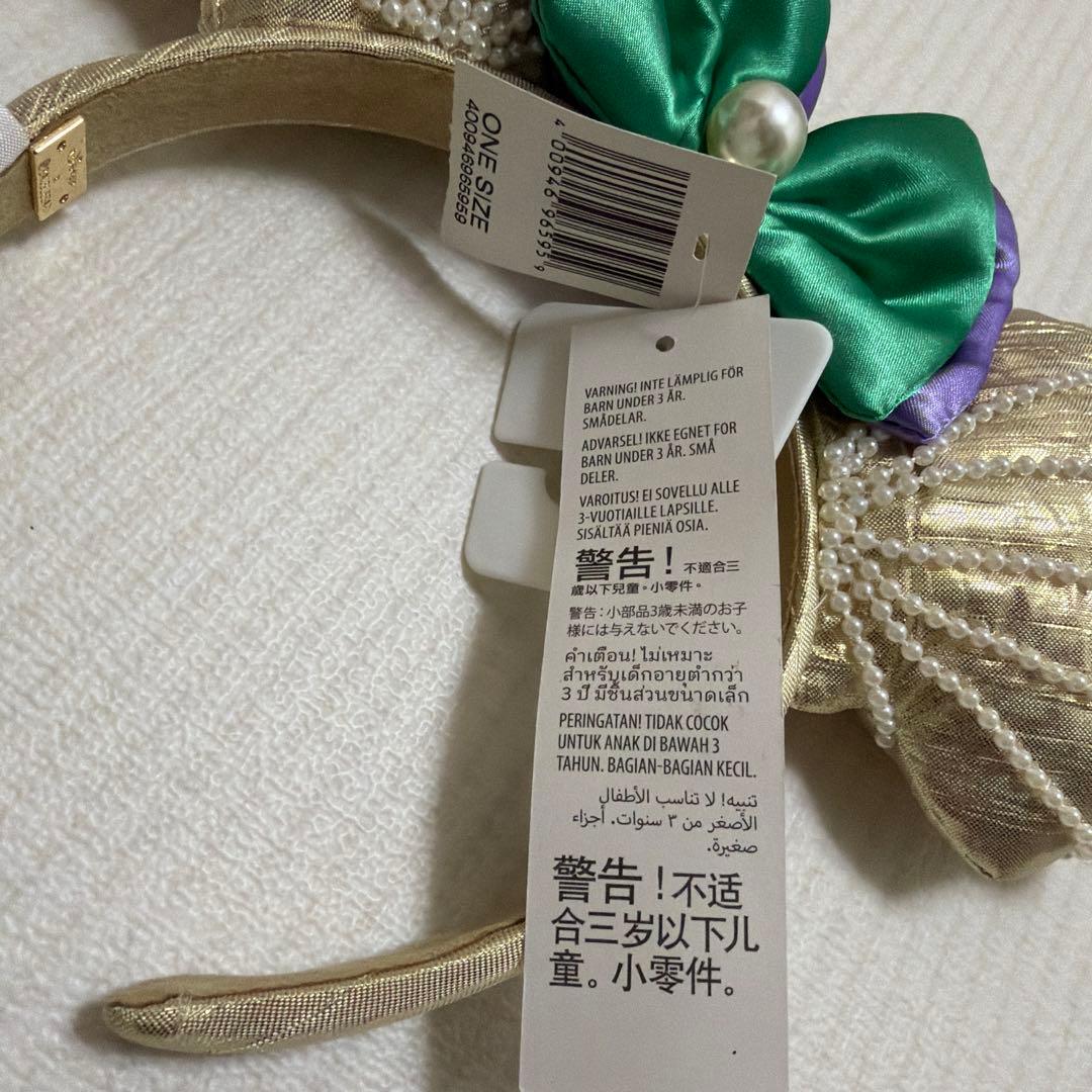 値下げ！海外ディズニー限定⭐︎アリエル　カチューシャ　BaubluBarコラボ