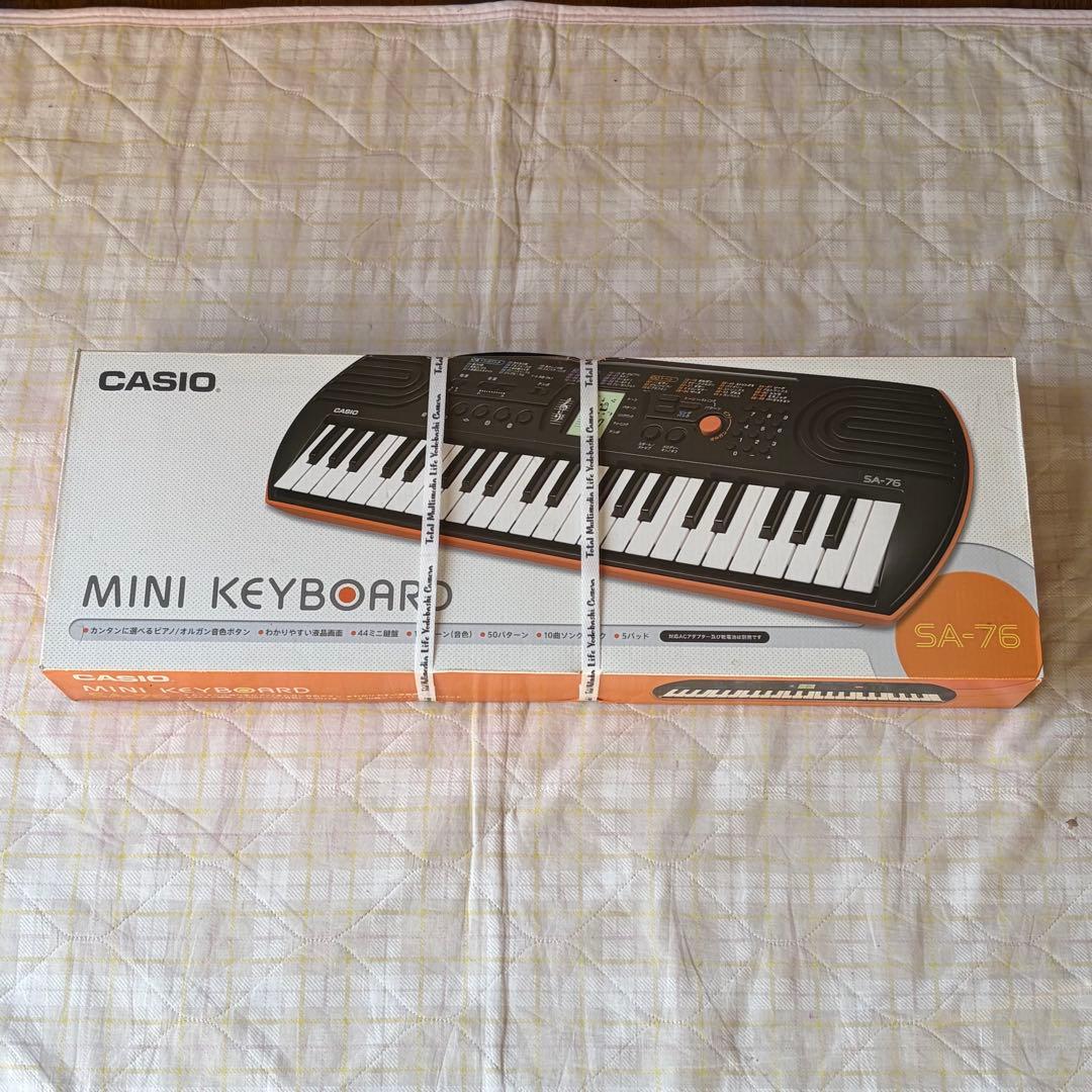 未使用 未開封 CASIO SA-76 ミニキーボード