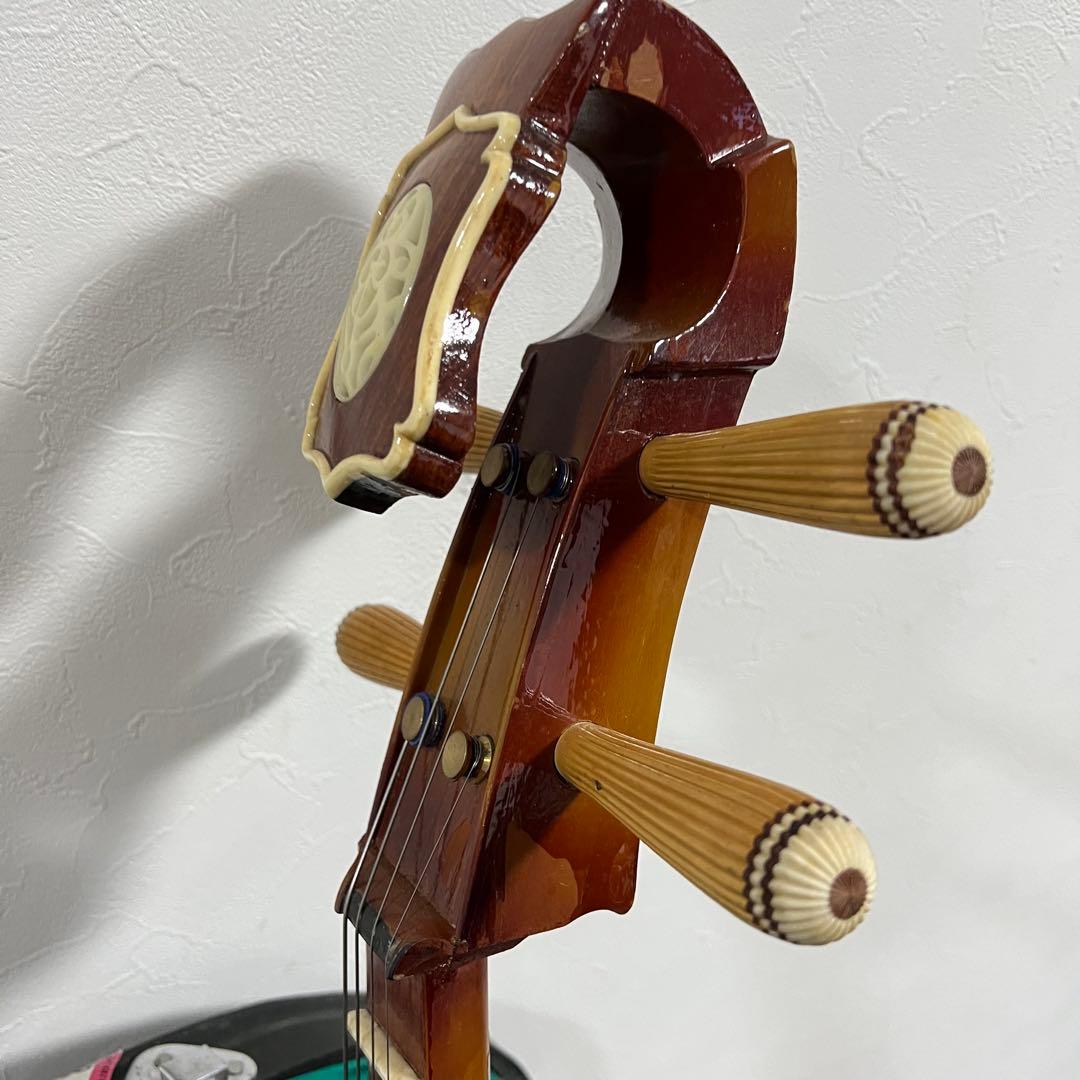 中国の民族楽器中阮 中元　チョンルアン　ハードケース付き