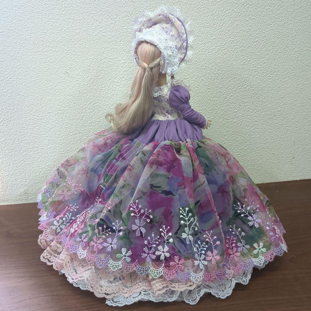 よ*よ様 ジェニーフレンド27cmドール服　あざやか♡紫のドレス