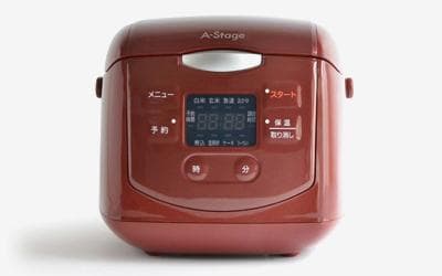 4合炊き マイコン式炊飯器 (ホワイト)　ケーキ、ヨーグルト、温泉卵