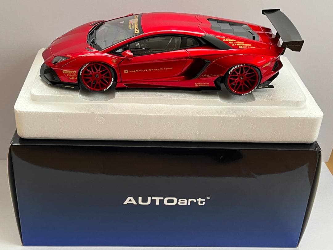 オートアート 1/18 LB-WORKS ランボルギーニ アヴェンタドール 美品