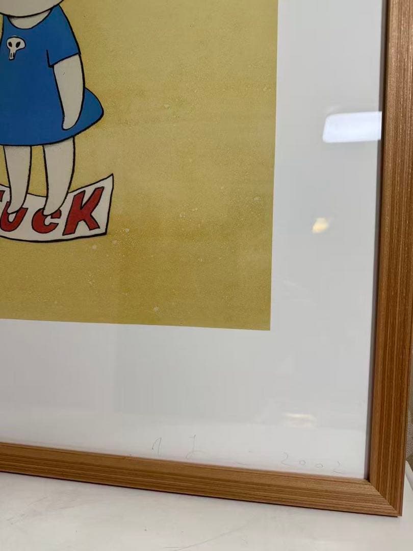 奈良美智 木版画 On the F-word