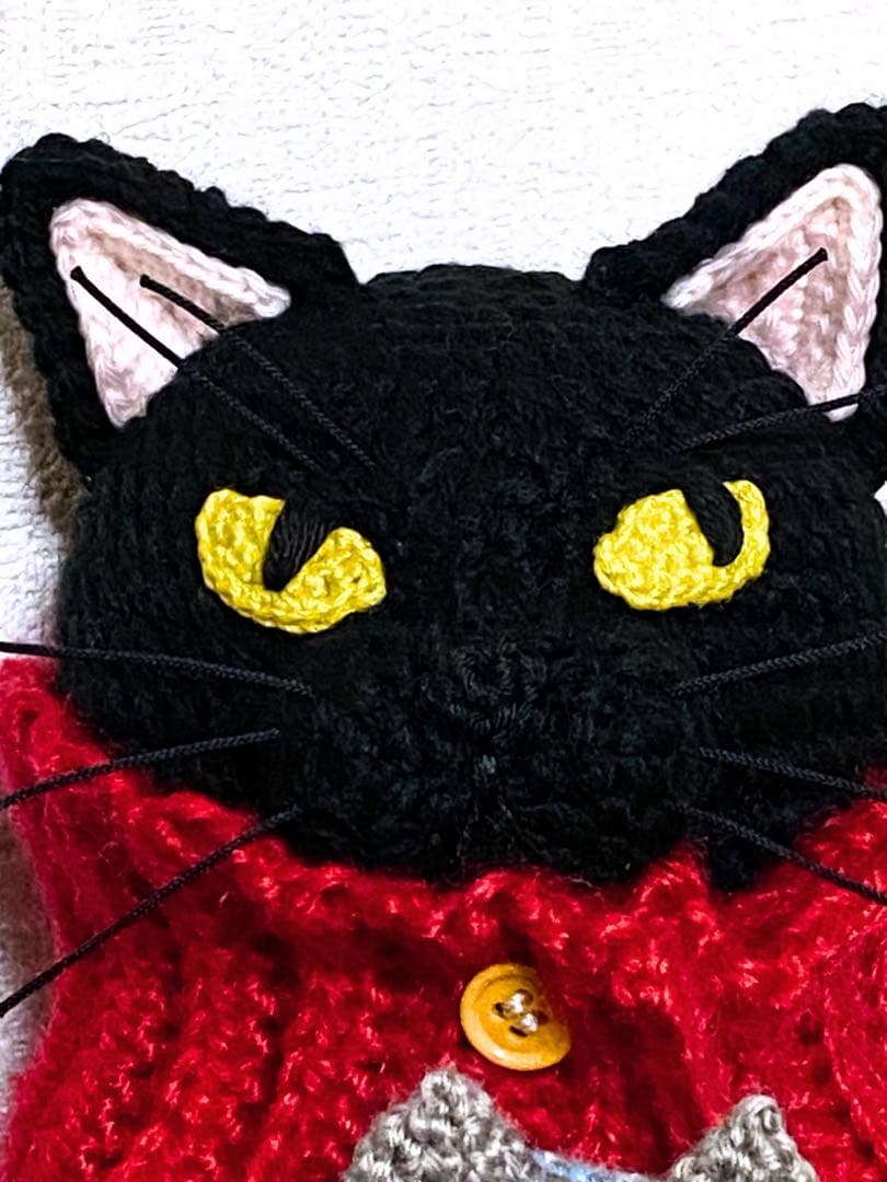 【ゼロページ】シャム猫さんと黒猫さんのあみぐるみ（with friend）