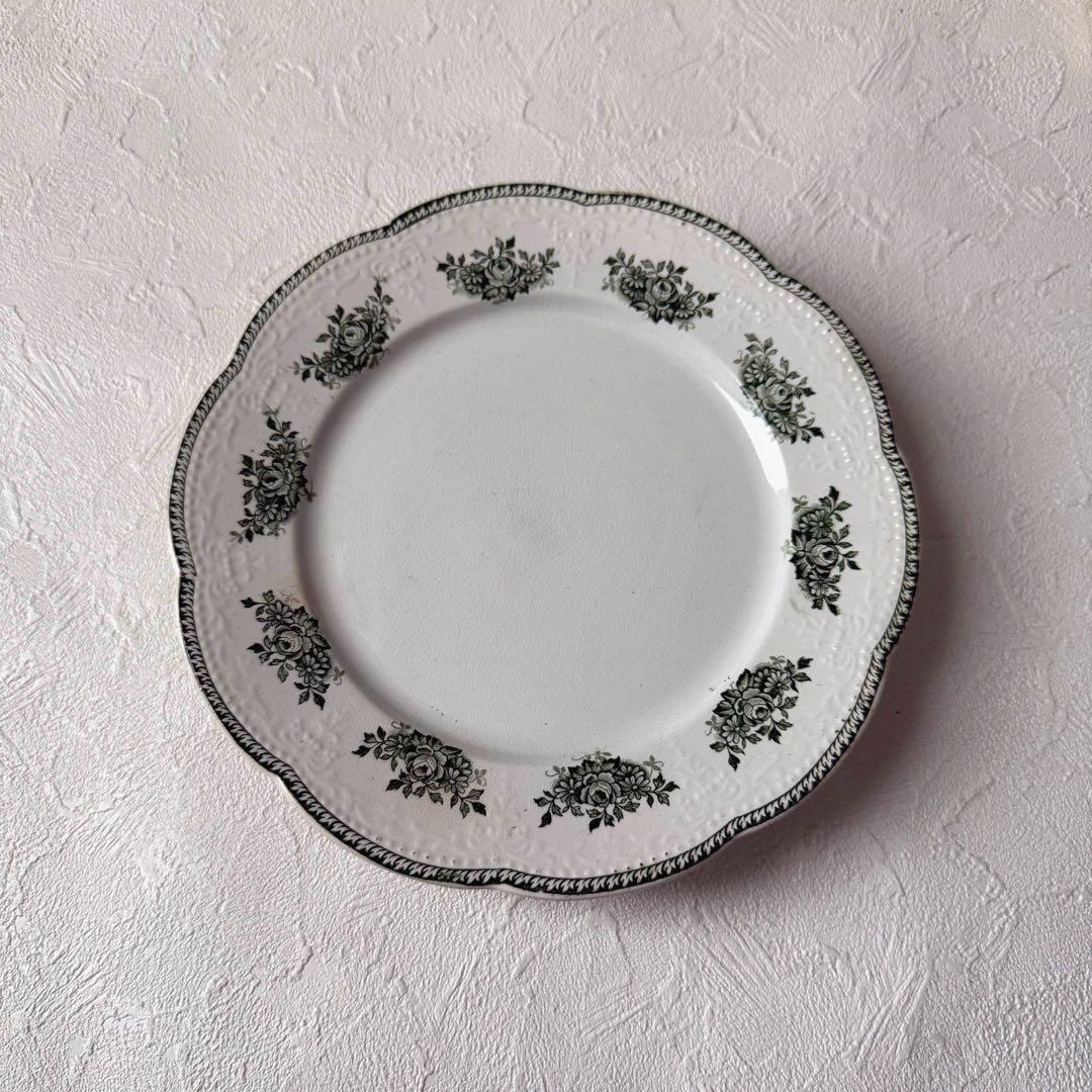 フランス　アンティーク　Badonviller コンポティエ　21.5cm