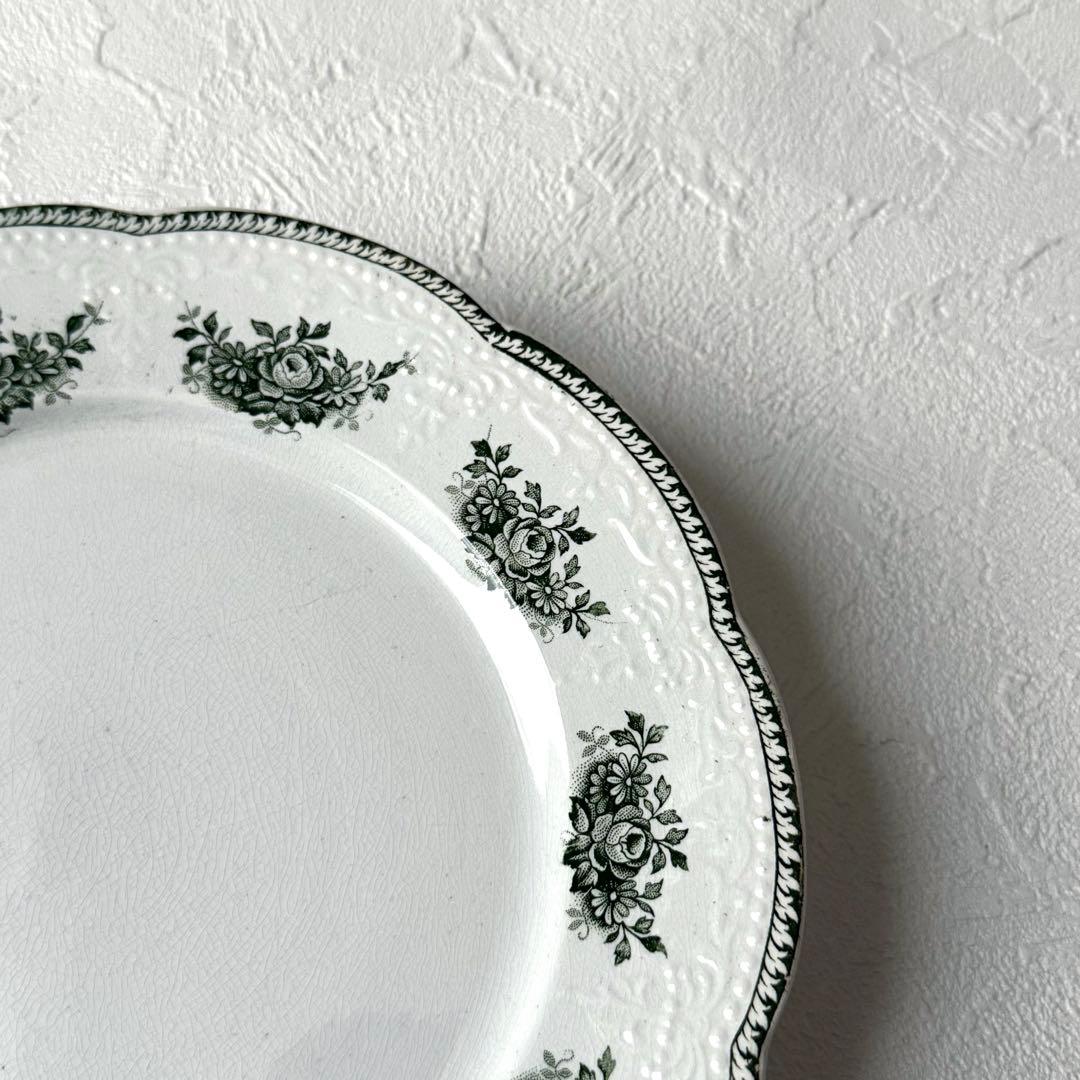 フランス　アンティーク　Badonviller コンポティエ　21.5cm