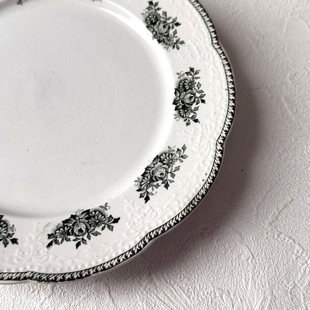 フランス　アンティーク　Badonviller コンポティエ　21.5cm