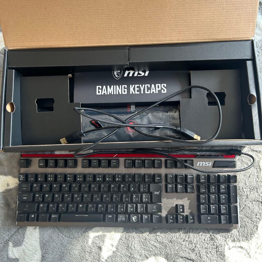 MSI VIGOR GK80 ゲーミングキーボード 本体