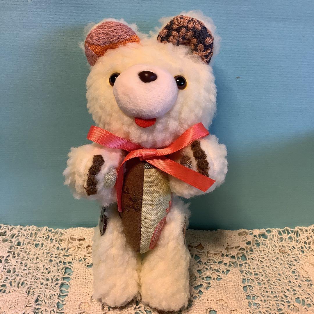 ミナペルホネン　ハンドメイド　茶くま＆白くま