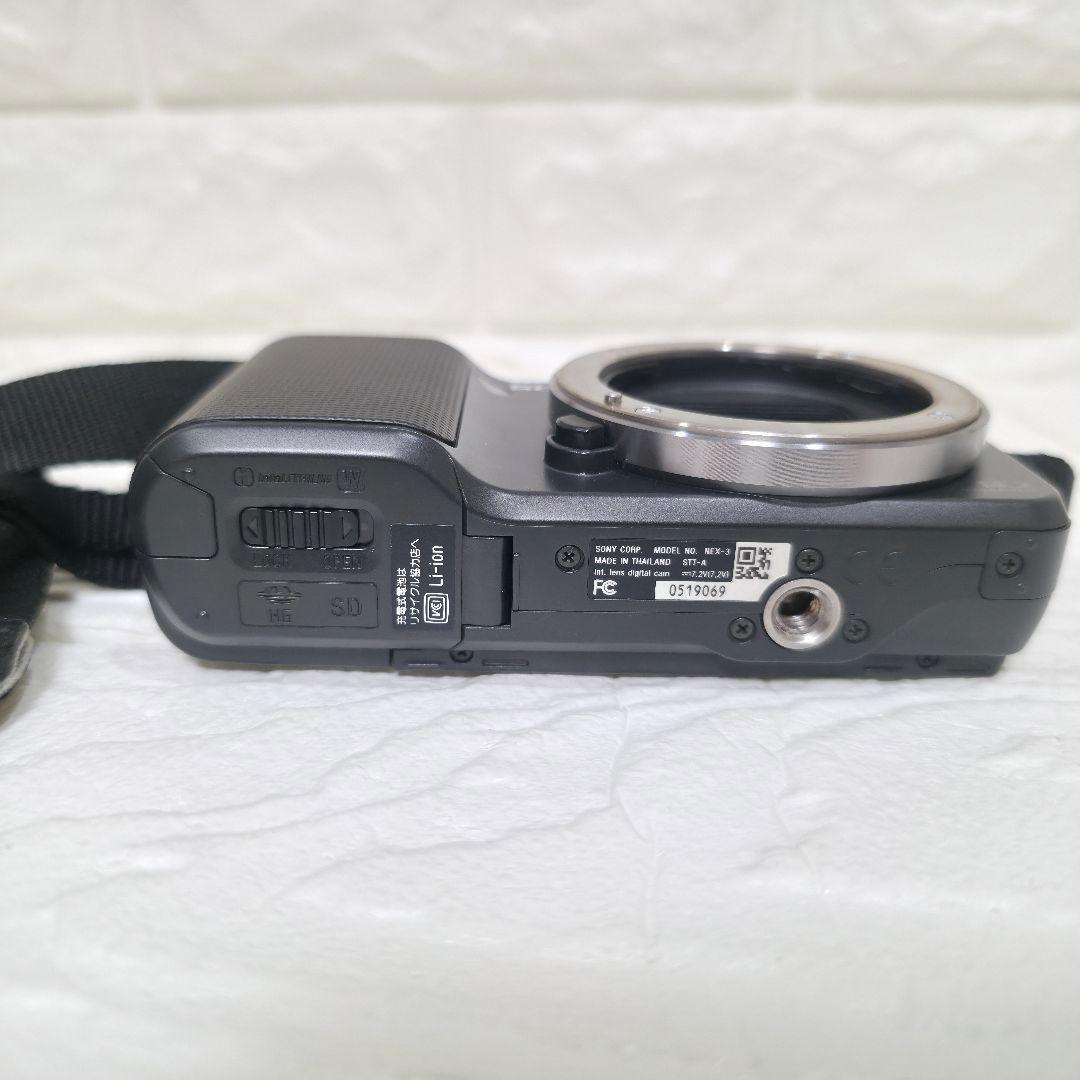 【468】【極美品】SONY α nex-3 ブラック　ダブルレンズキット