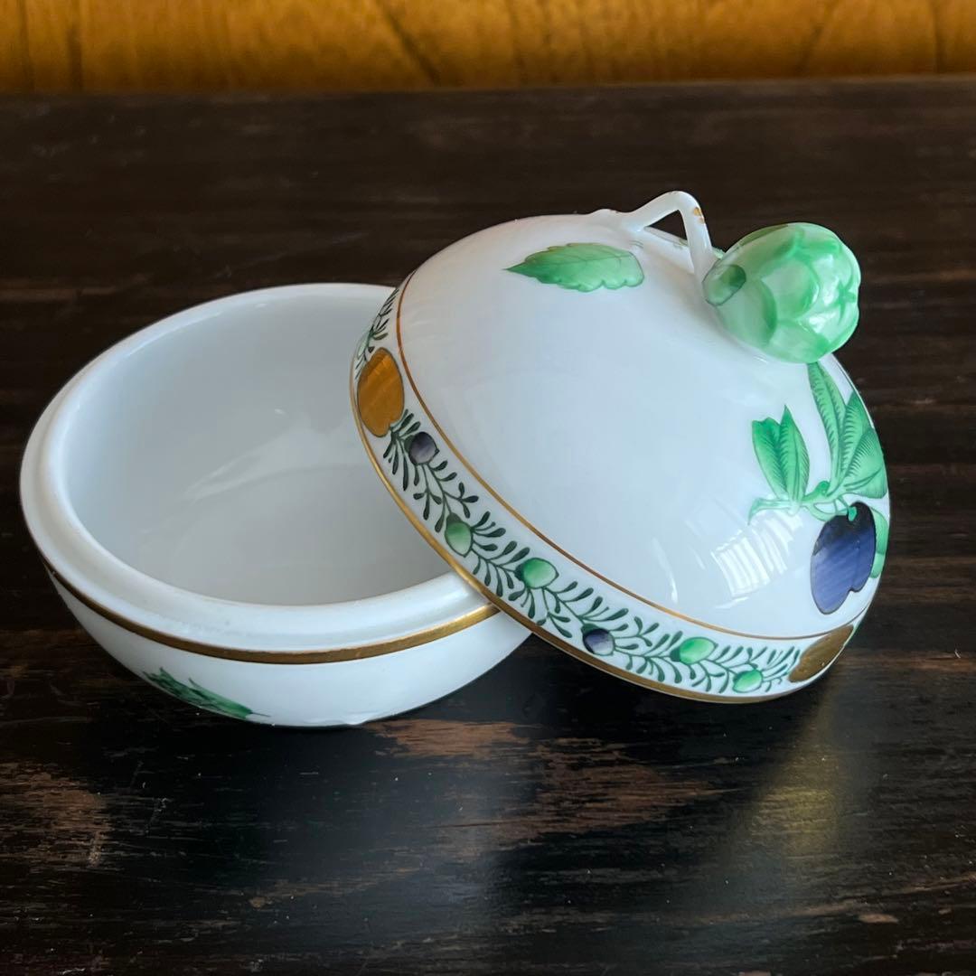 ヘレンド　ボンボニエール　蓋物　ジュエリーケース