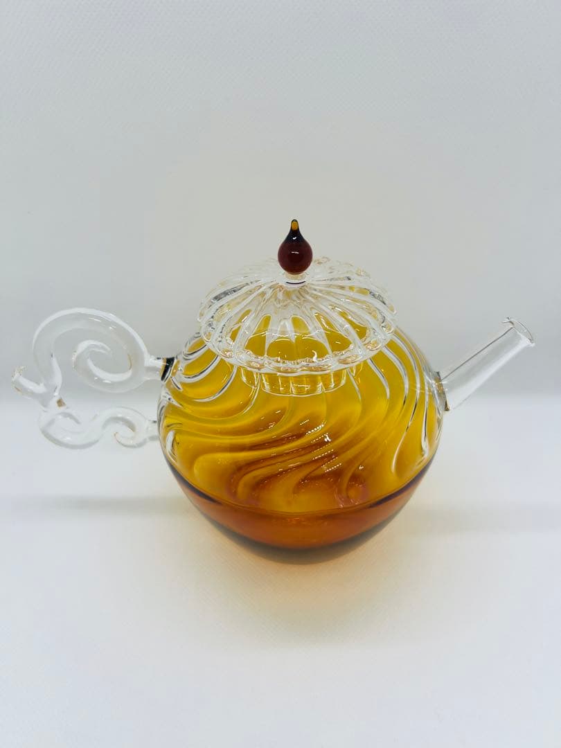 glass atelier えむに　ティーポット