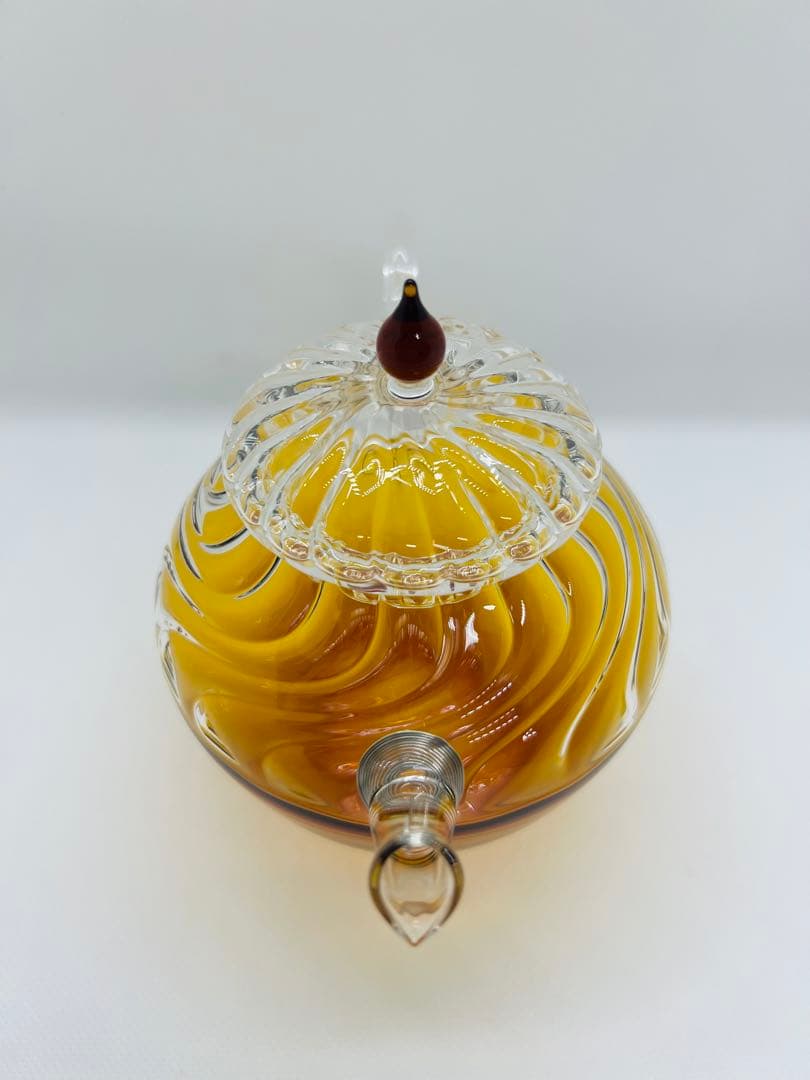 glass atelier えむに　ティーポット