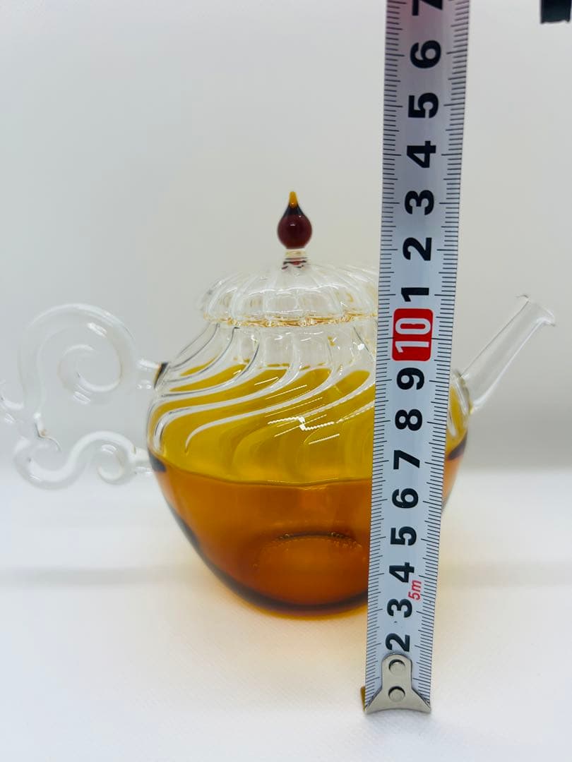 glass atelier えむに　ティーポット