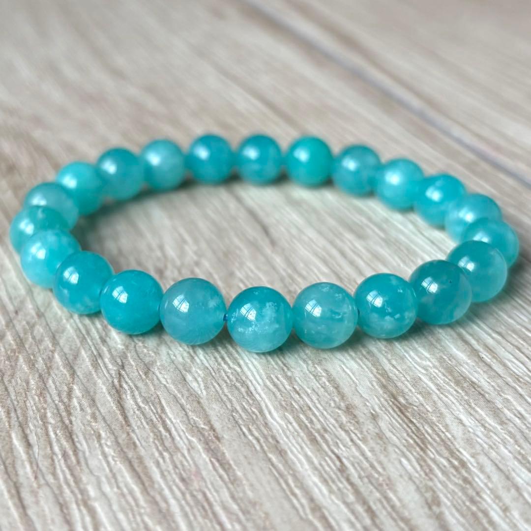 希望の石　パワーストーンブレスレット/アマゾナイトシリカ