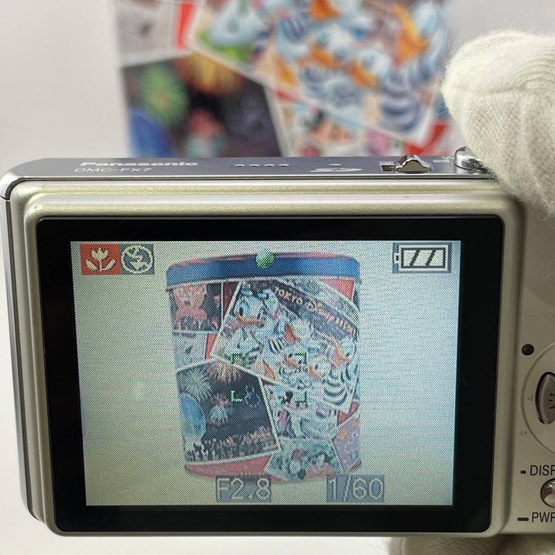 実写美⭕️良品【動作確認済】パナソニック LUMIX DMC-FX7 シルバー