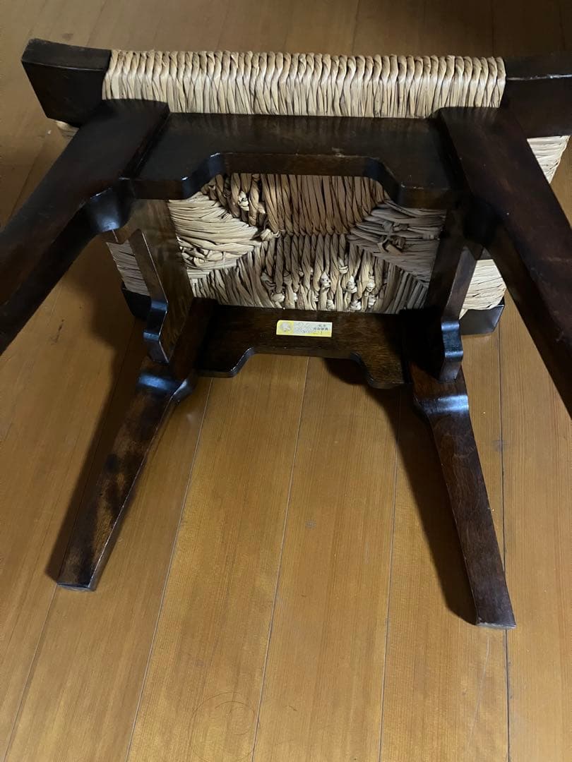 松本民芸家具　514型ラッシスツール