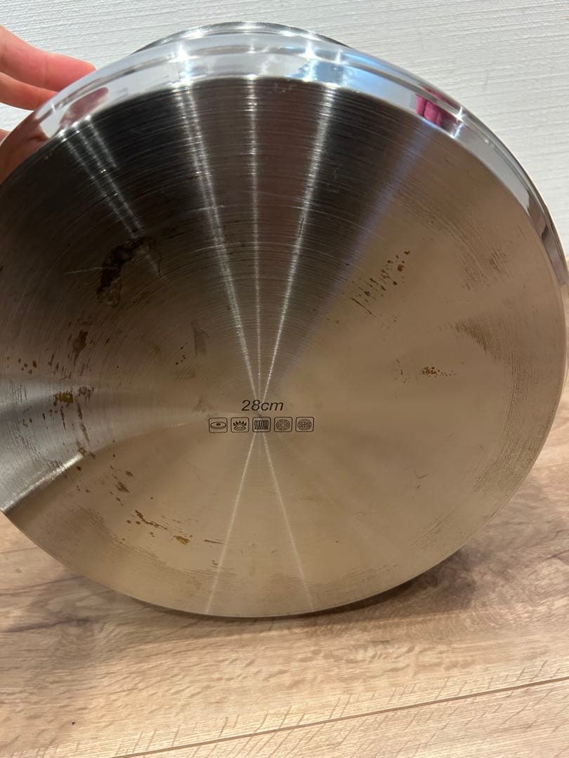 キプロスター　ステンレス半寸胴鍋 28cm【ステンレス半寸胴鍋】【業務用】