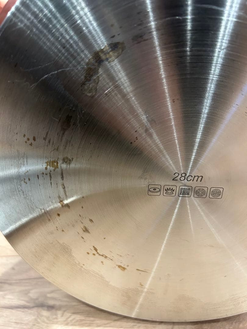 キプロスター　ステンレス半寸胴鍋 28cm【ステンレス半寸胴鍋】【業務用】