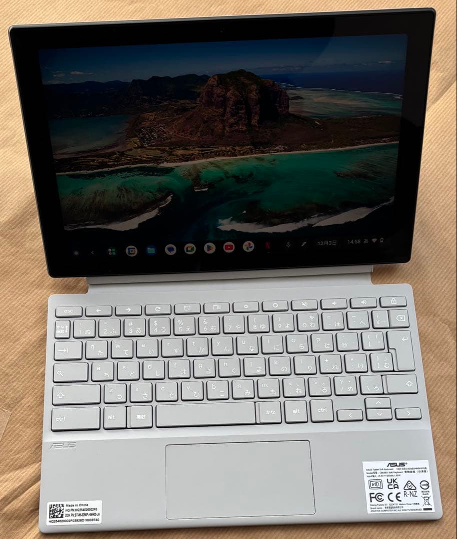 Chromebook本体 ASUS Chromebook CM3001DM2
