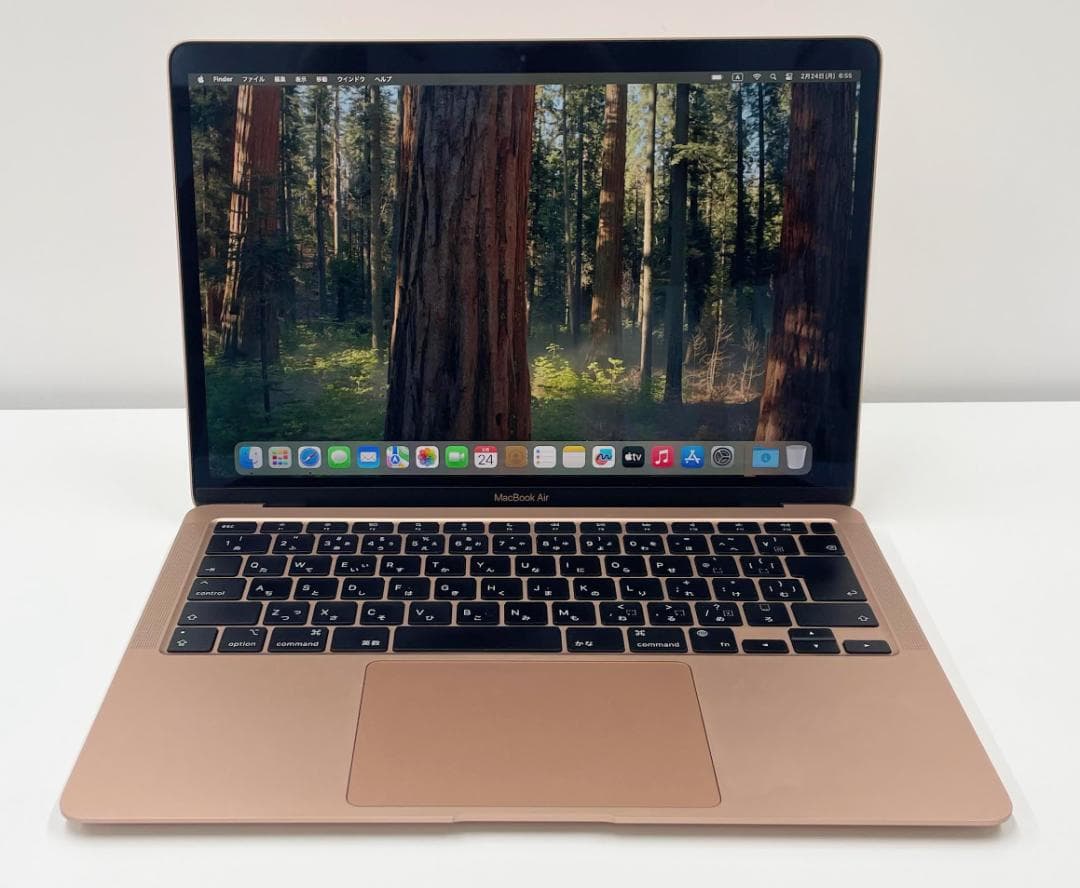 【美品・ゴールド】Macbook Air 2020 M1 8G 256G 箱あり