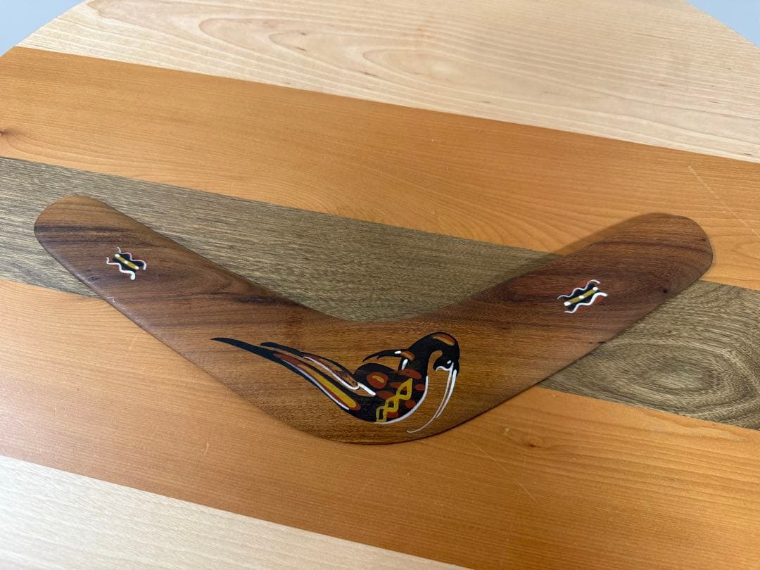 オーストラリア製実物木製ブーメラン