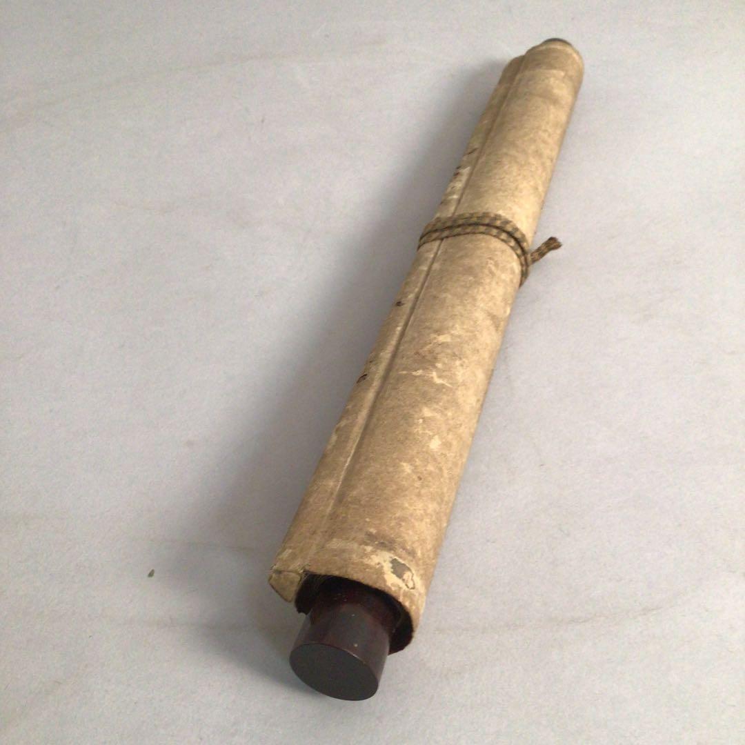 No3056掛軸　仏教美術　藕華　六字名号　南無阿彌陀佛　紙本　古美術　送料無料