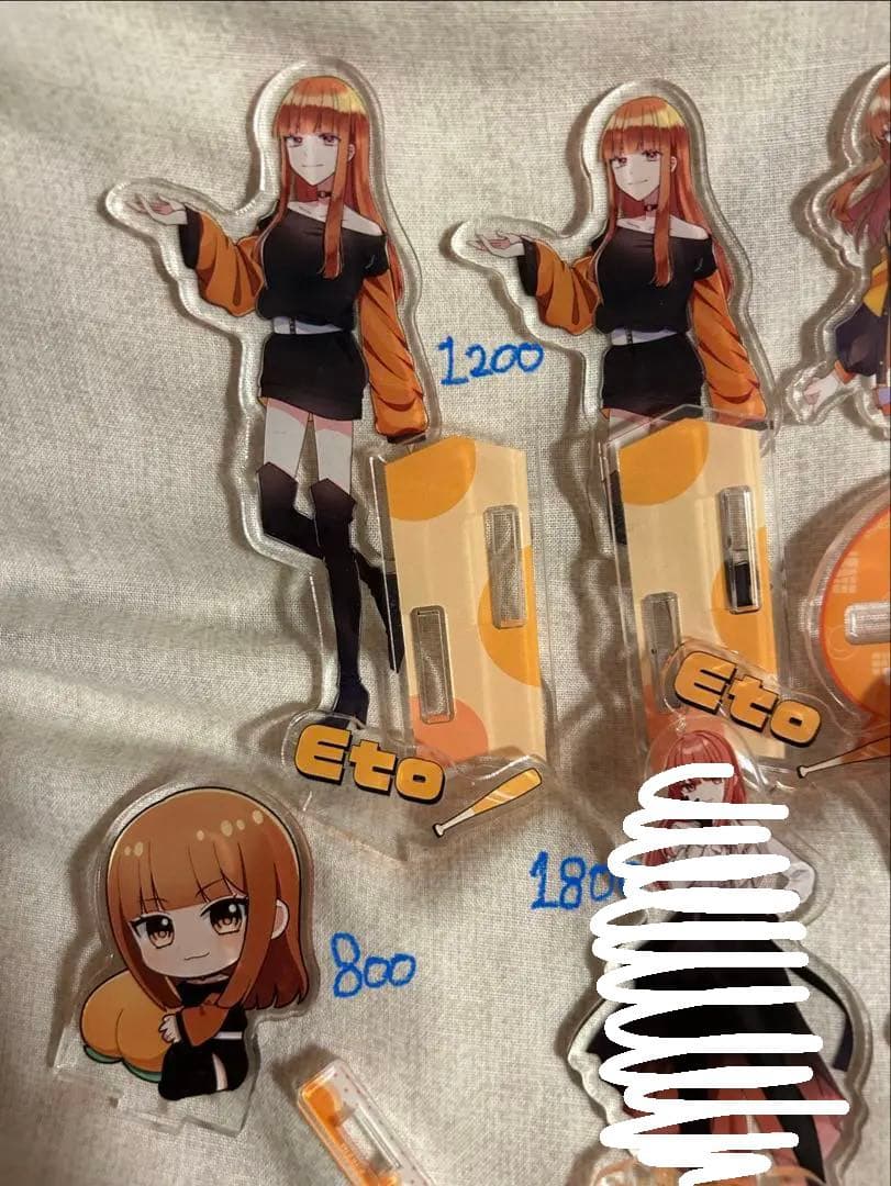 バラ売り⭕️ えと カラフルピーチ アクスタ からぴち