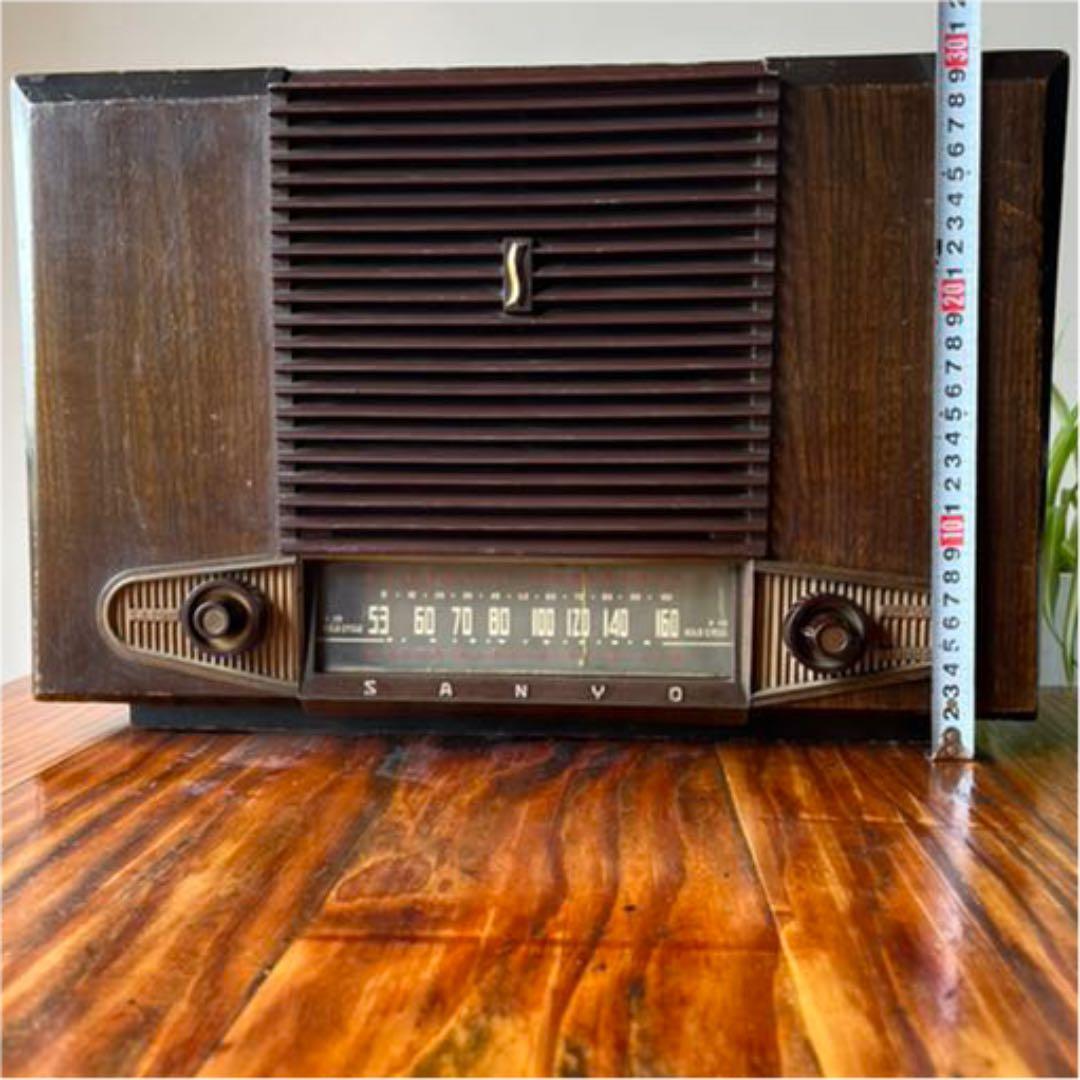 昭和レトロ　真空管　ラジオ　アンティーク　オブジェ