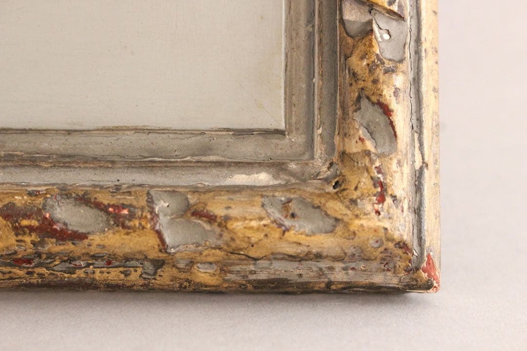 No5224 額装　高森捷三　「沈丁花とレモン」　油彩画　1957年　送料無料