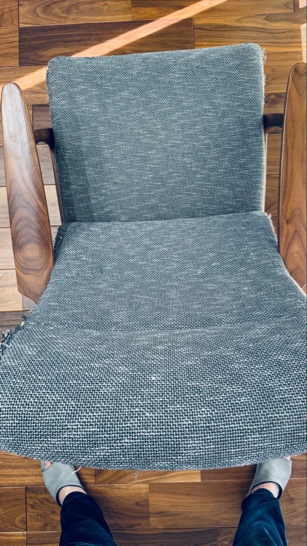名品　カリモク　廃盤品　WU6050R406 1人掛け　ブラックウォルナット