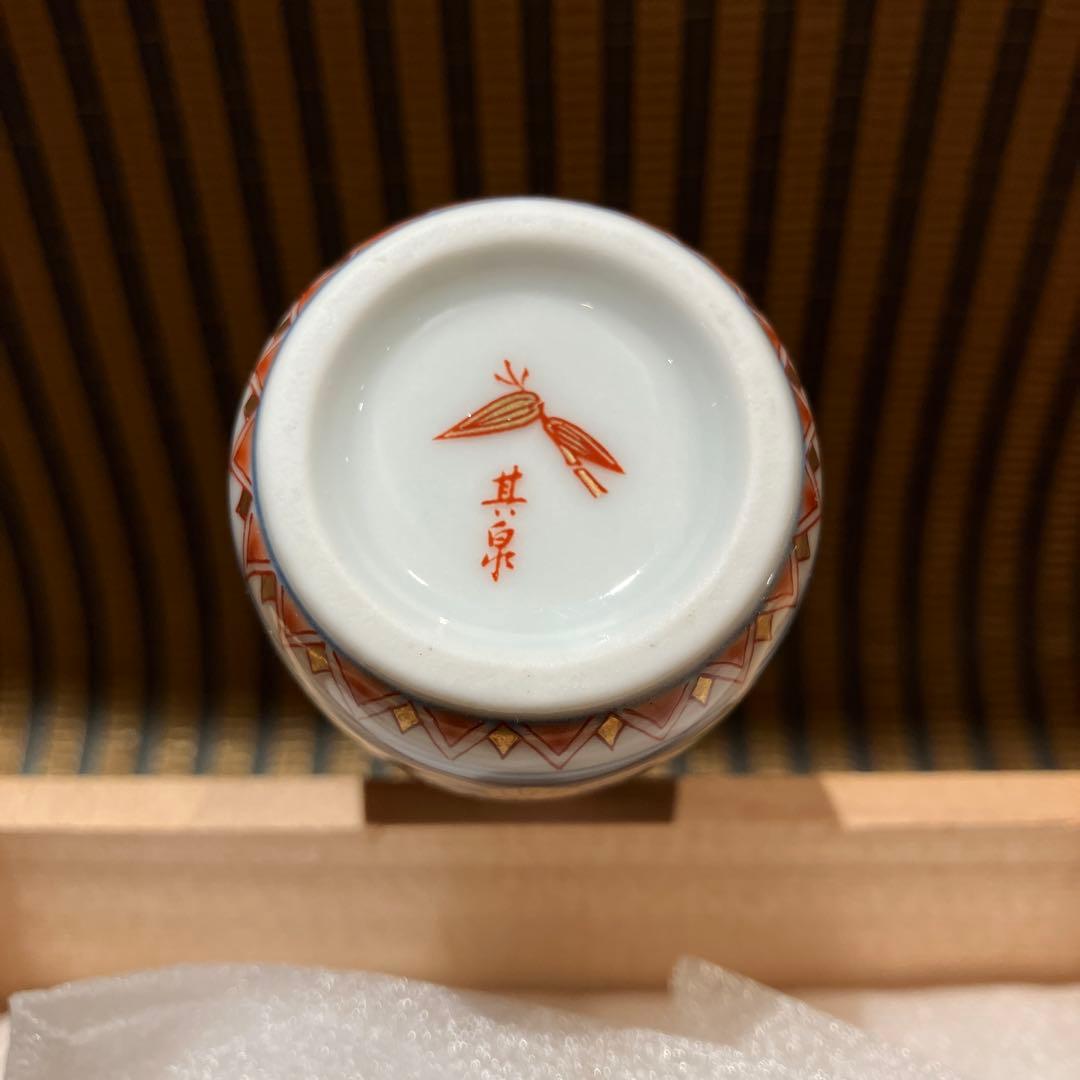 賞美堂本店　其泉作　琳派古伊万里　栓抜き