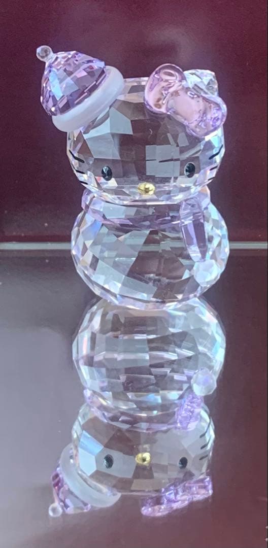 スワロフスキー　雪だるまキティ　ゆきだるま　キティーちゃん　スノーマン