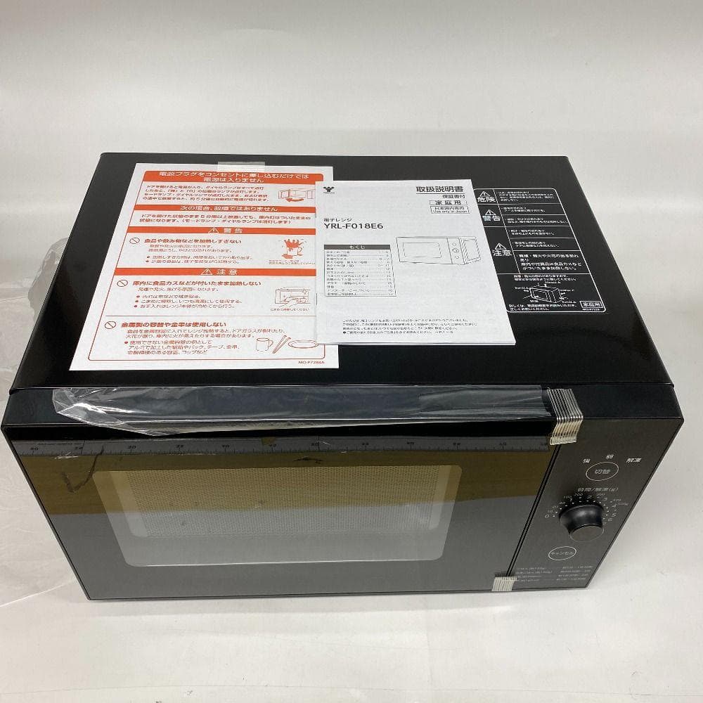 YAMAZEN 山善 YRL-F018E6 電子レンジ ブラック 2018年製