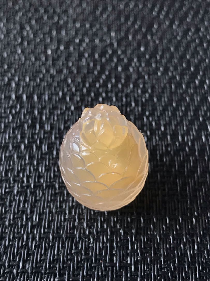 ゴビ石−1457 ゴビ瑪瑙　彫刻　パイナップル