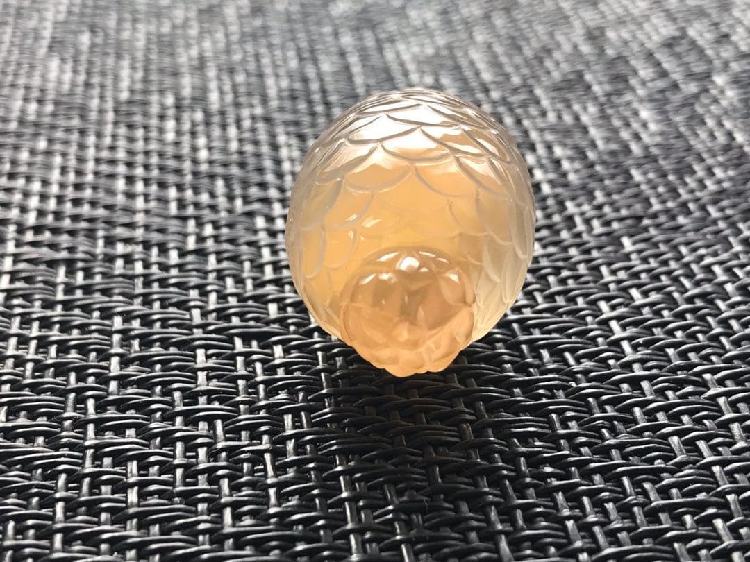 ゴビ石−1457 ゴビ瑪瑙　彫刻　パイナップル