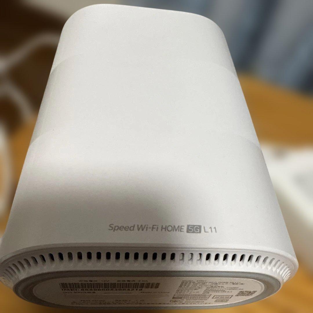 Speed Wi-Fi  5G L11 ホワイト