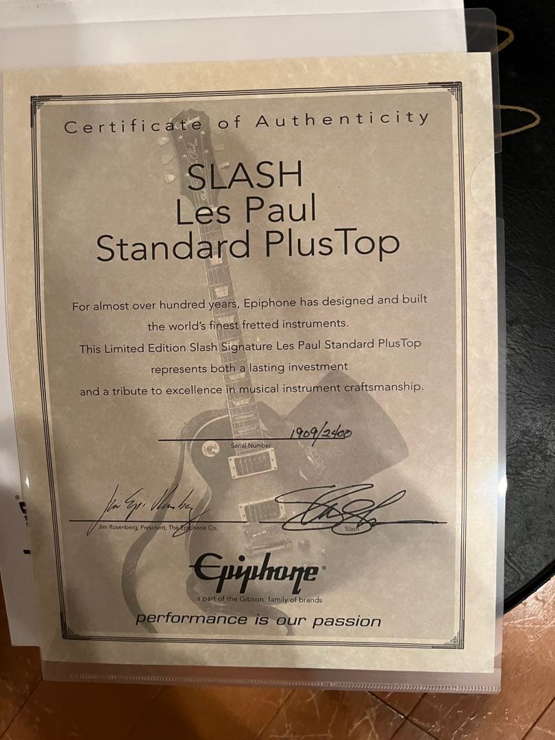 ギター Epiphone Slash Les PaulStandard PlusTop