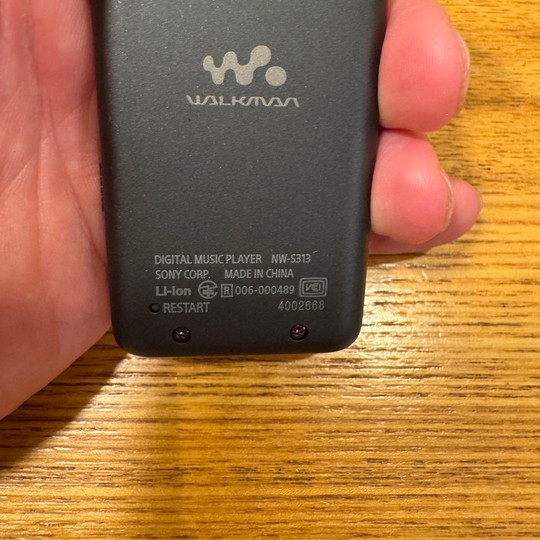 SONY ウォークマン 4GB NW-S313K　ブラック