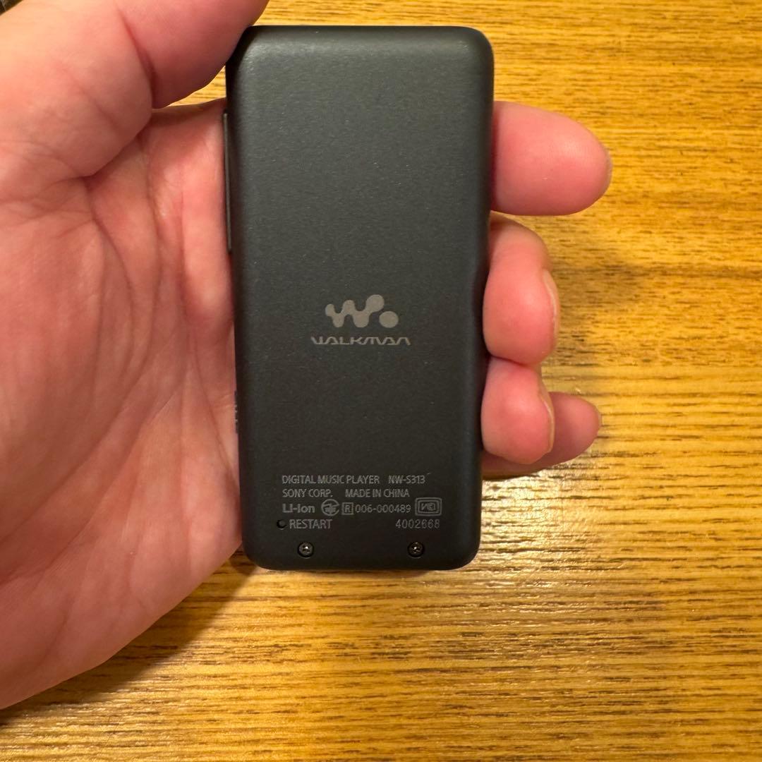 SONY ウォークマン 4GB NW-S313K　ブラック